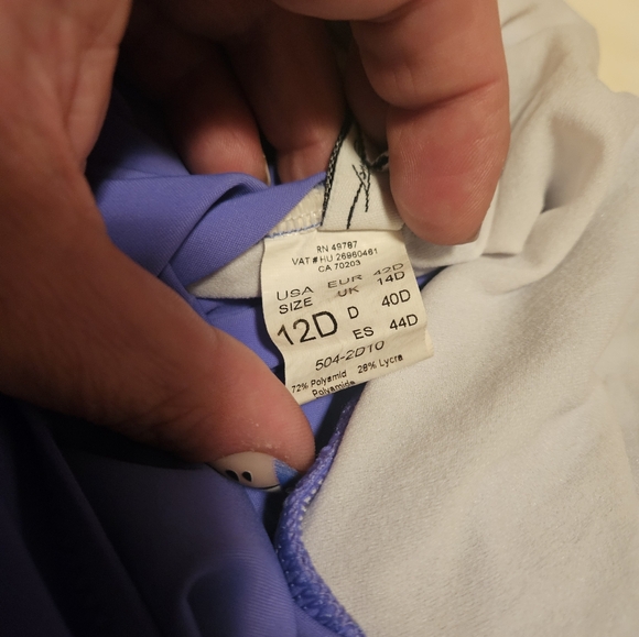 Gottex Profile shaping swimsuit 12 D ruched tummy control! - Picture 4 of 4